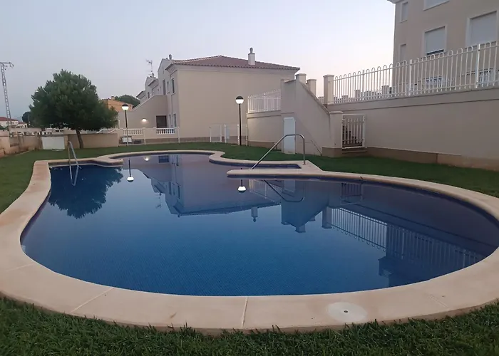 Playa Santa Ana Adosados - Comodo Con Piscina, Terraza Y Parking, A 2 Minutos De La Playa Apartament Denia