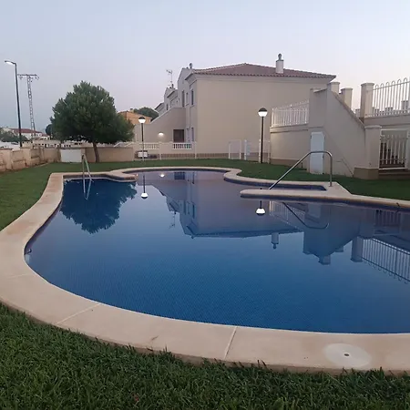 Playa Santa Ana Adosados - Comodo Con Piscina, Terraza Y Parking, A 2 Minutos De La Playa Dénia