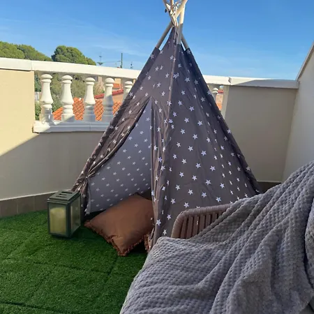 Playa Santa Ana Adosados - Comodo Con Piscina, Terraza Y Parking, A 2 Minutos De La Playa Dénia