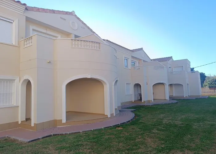 Playa Santa Ana Adosados - Comodo Con Piscina, Terraza Y Parking, A 2 Minutos De La Playa Денія