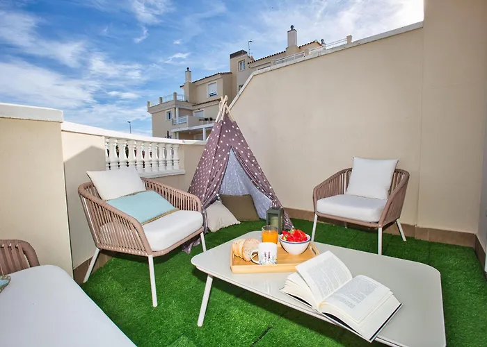 Апартаменти Playa Santa Ana Adosados - Comodo Con Piscina, Terraza Y Parking, A 2 Minutos De La Playa