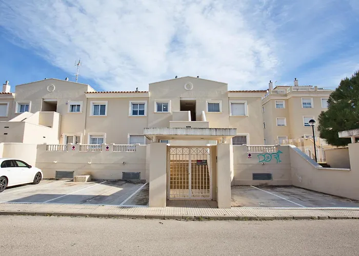 Apartamento Playa Santa Ana Adosados - Cómodo Con Piscina, Terraza Y Parking, A 2 Minutos De La Playa Dénia