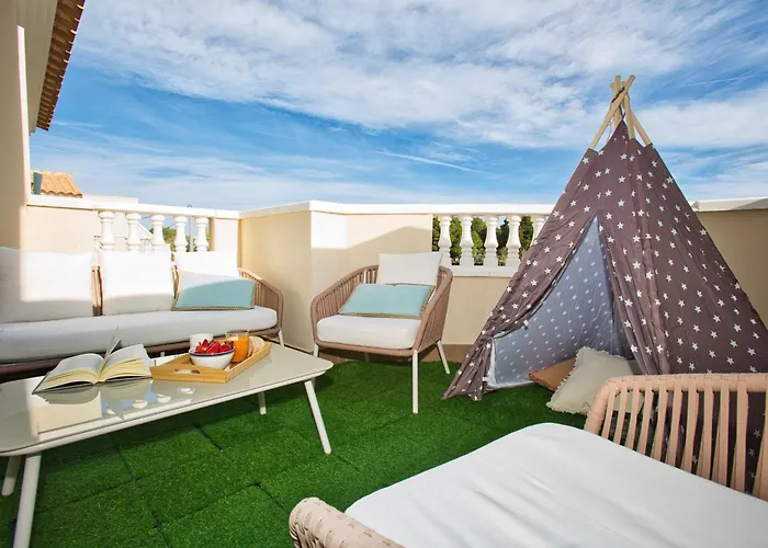 Playa Santa Ana Adosados - Comodo Con Piscina, Terraza Y Parking, A 2 Minutos De La Playa Денія