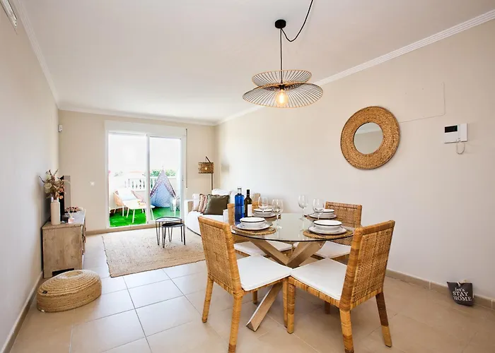 Apartamento Playa Santa Ana Adosados - Cómodo Con Piscina, Terraza Y Parking, A 2 Minutos De La Playa