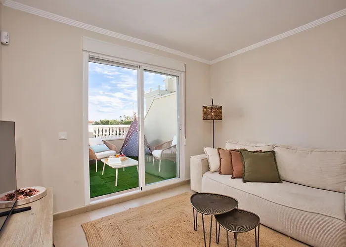 Playa Santa Ana Adosados - Comodo Con Piscina, Terraza Y Parking, A 2 Minutos De La Playa *